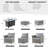 Cassville 8 - Person No Assembly Required Outdoor Conversation Set, Patio Wicker Sectional Seating Group with Cushions, All Weather Sofa Set with Optional Fire Pit Table for Garden Backyard-93662487-93092040