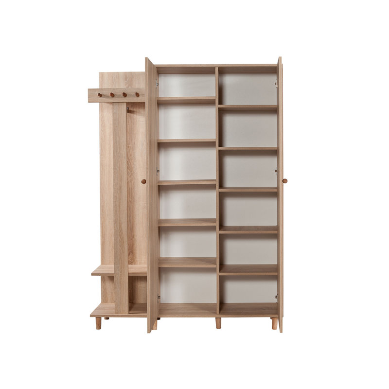 Adia Hall Tree 135cm Wide with Shoe Storage