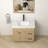 37' Engineer Stone Single Vanity Top With Sink