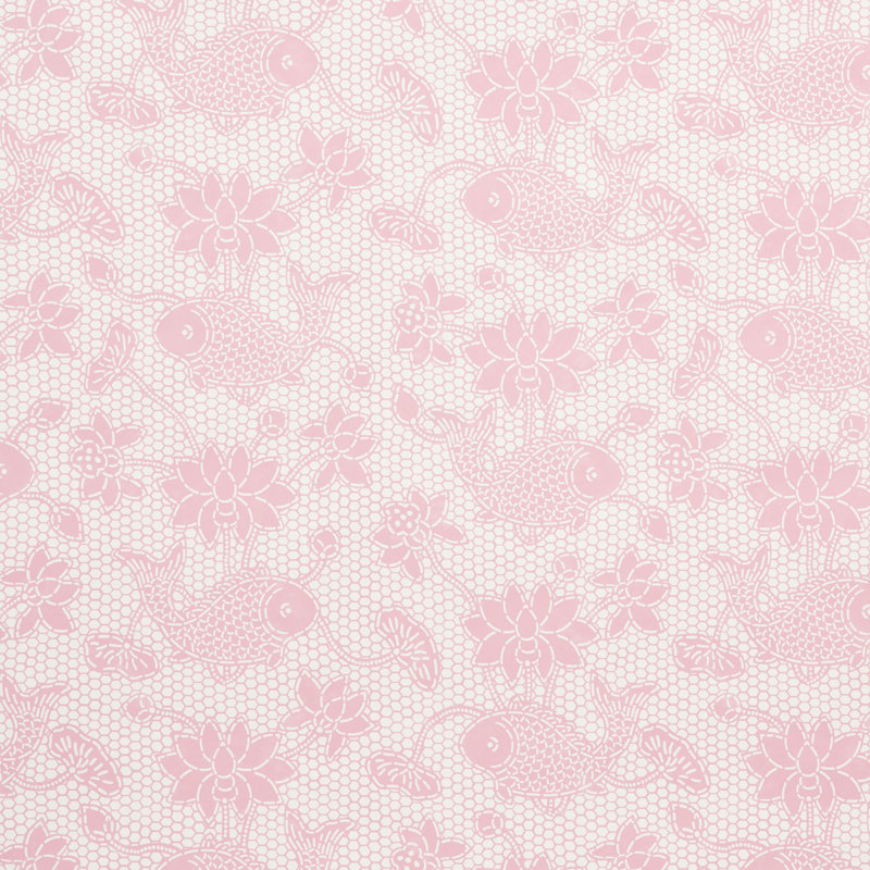 Lotus Batik Wallpaper, Pink