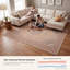 Tapis Brook traditionnel avec médaillon, style persan, gris crème, ivoire, beige, rose, lavable à la machine, antidérapant, à poils courts, pour l'intérieur et l'extérieur, adapté aux animaux domestiques, salon, chambre, salle à manger, entrée, couloir, bureau-1569139529