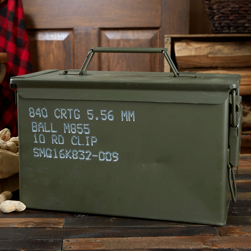 Enseigne de boîte à munitions cinq étoiles, H 6 pi x l 10 pi x P 3,5 pi, Oui
