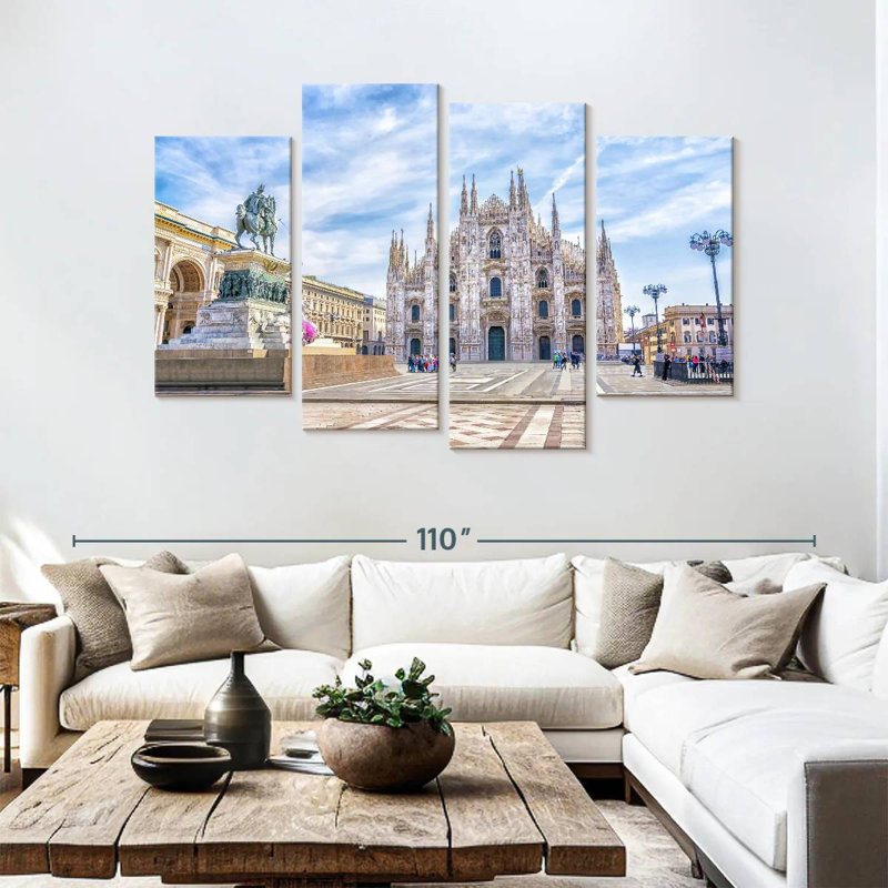 Nicci, la cathédrale de Milan, H 54 po x l 84 po