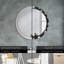 Huldar Glass Flat Wall Mirror