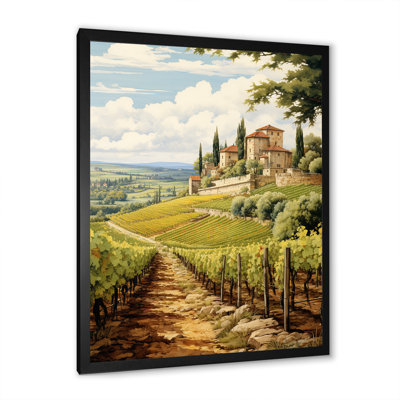 " France Bordeaux Vineyard Landscape I "