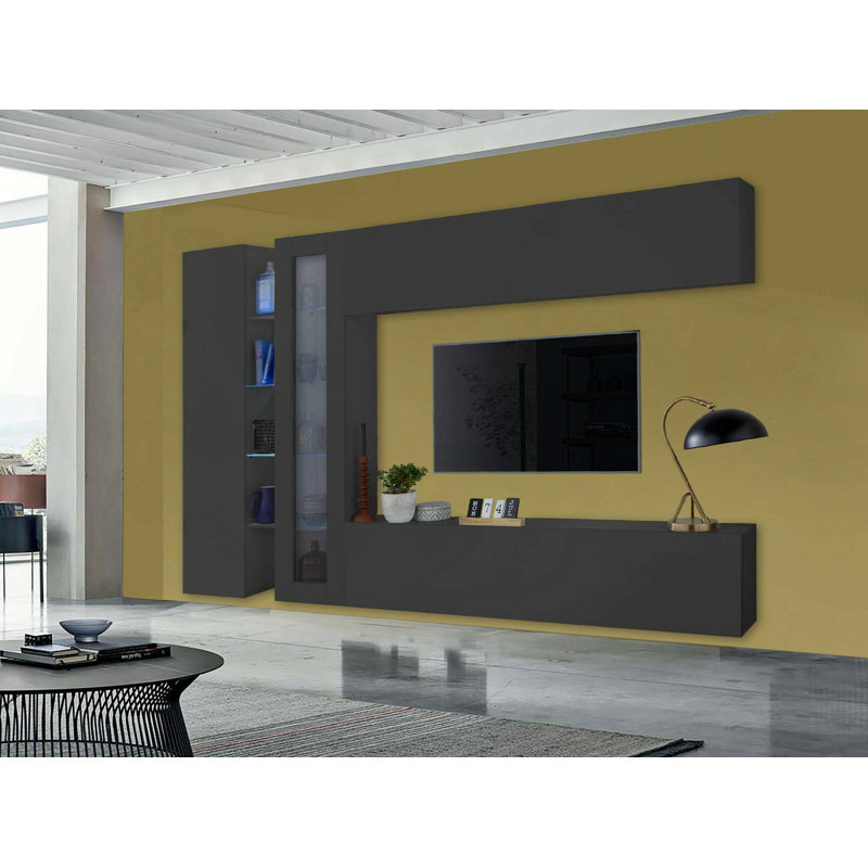 Casilda Rectangle Accent Cabinet, Anthracite