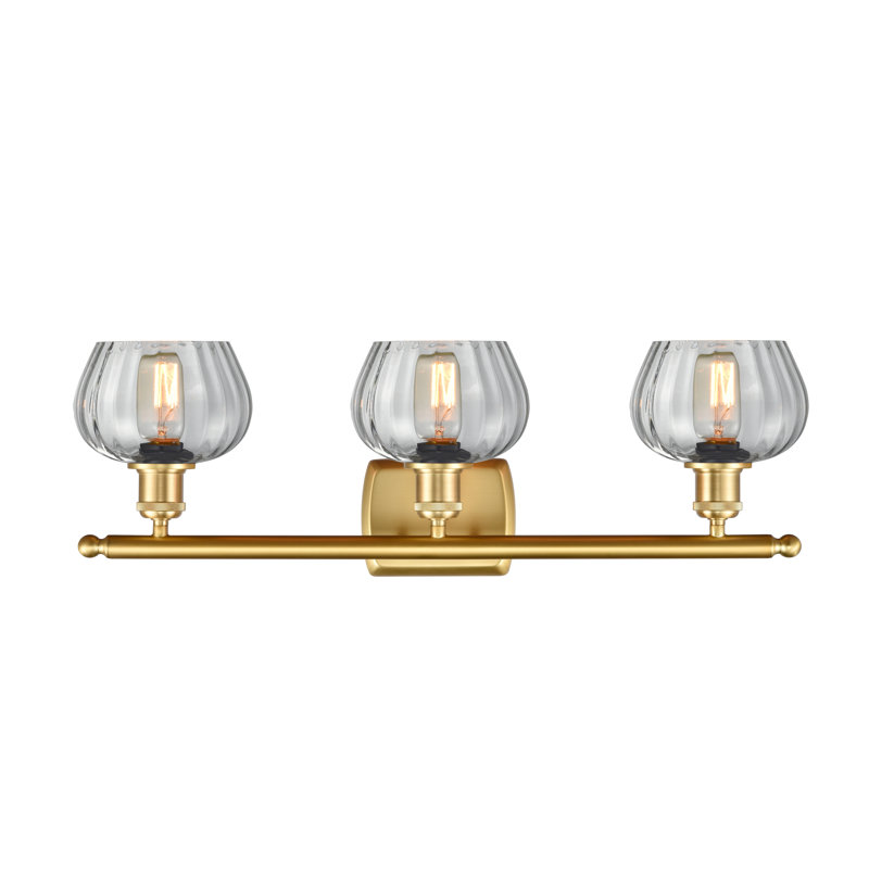 Patrina 3 - Light Dimmable Vanity Light, Satin Gold