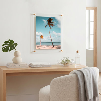 Devian Clear Acrylic Floating Picture Frame