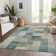 Machine Washable Indoor/Outdoor Christain ACN1262 Seafoam Rug