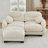 Compression Cozy Sectionals, Chenille Modular Modern Home Sofa Beige