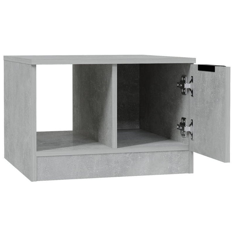 Jarran Frame Coffee Table with Storage, Concrete Grey