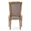 Chaise d'appoint rembourrée en lin Marsworth