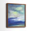 Island Dusk - reproduction encadrée de qualité supérieure - prête à être accrochée - aucun clou requis - aucun clou requis-108034475-108034476