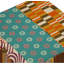Patchwork Solid Wood Accent Stool