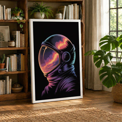 Cosmic Visor Modern - Wrapped Canvas