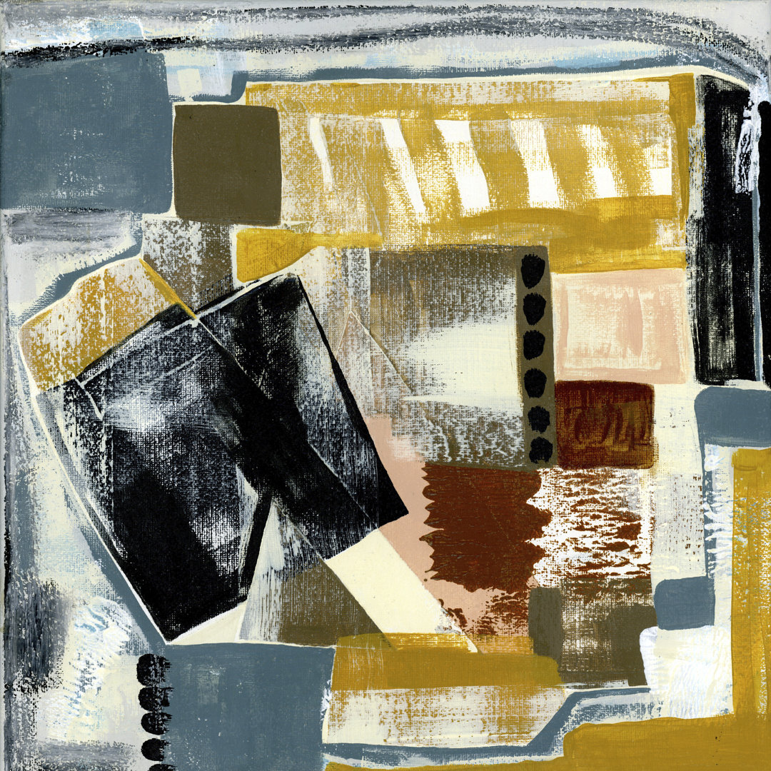 Modern Geo Abstract V by Tara Daavettila - Wrapped Canvas Painting