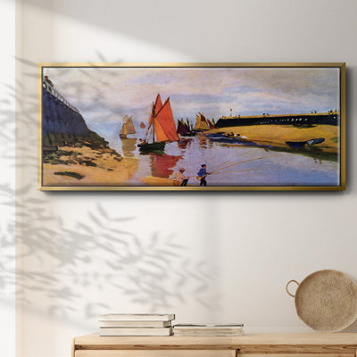 " Port Of Trouville By Monet "