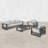 Hoyt Outdoor Aluminum Conversation Set with End Table-1792945154-1792945164-1786065075