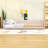 Twin Wood Floor Bed With Fence And Slats-474884058