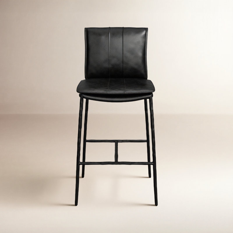 Mayer 26 Counter Stool Antique Brown, Black, Counter Stool (27" Seat Height)
