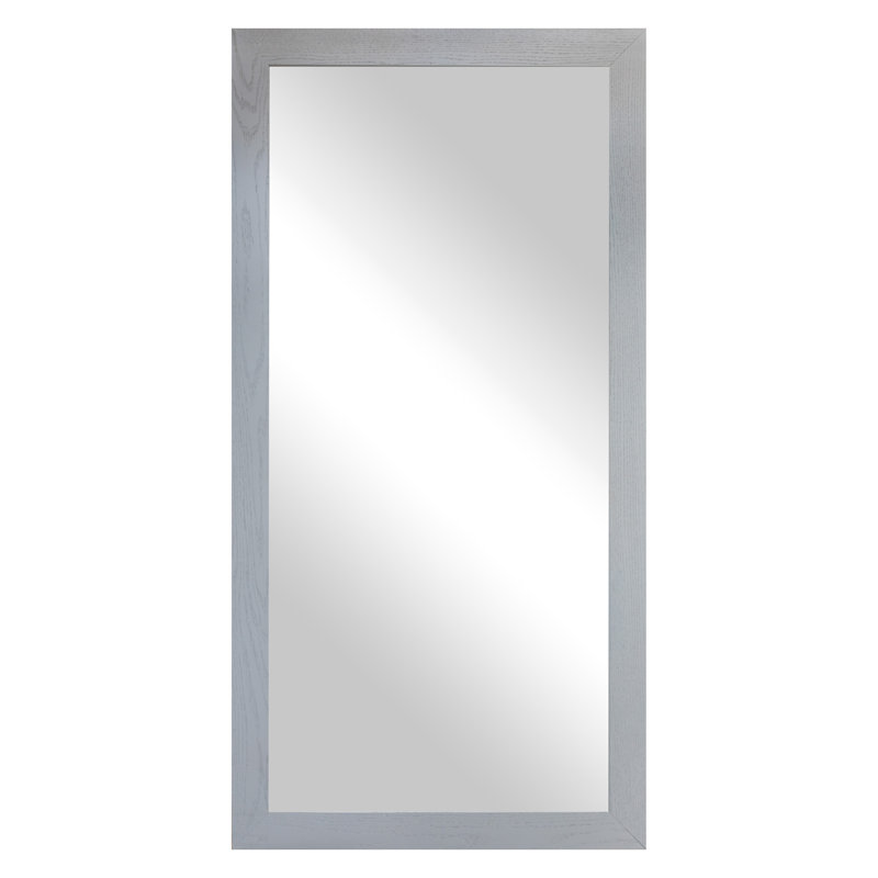 Miroir de plancher Gracie Oaks, 70 po x 33 po, Gris