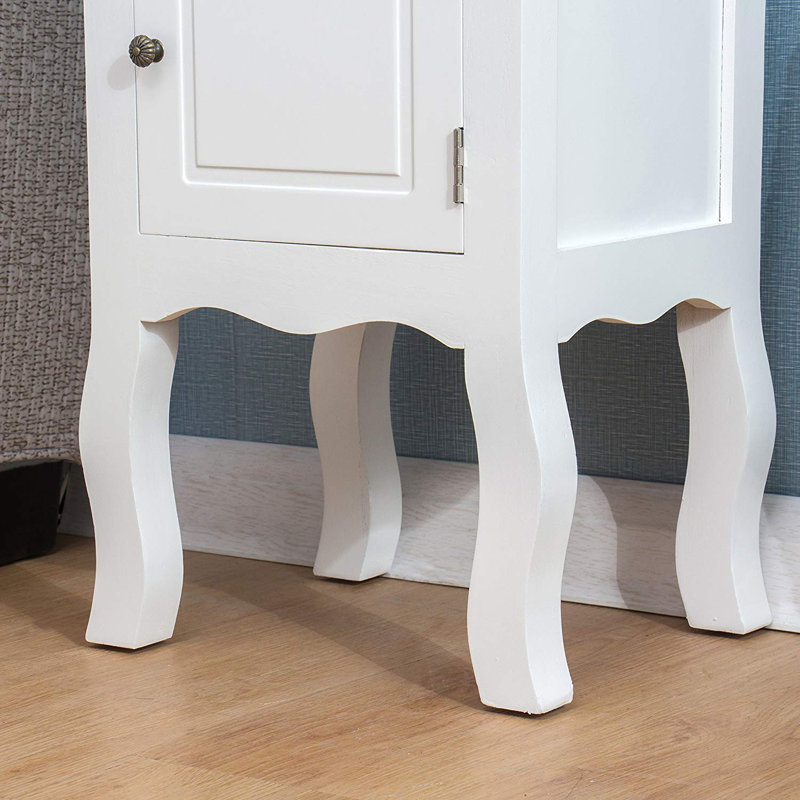 Stanhope 33cm W Manufactured Wood Bedside Table