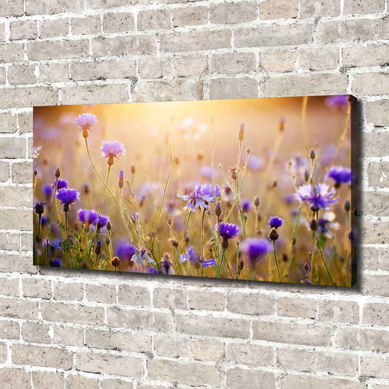 Field Flowers - Wrapped Canvas Print