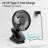 Portable Auto-Oscillating Clip-On Fan,4000mAh,3 Speeds
