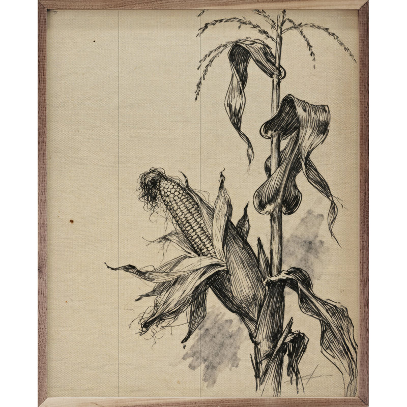 Corn Stalk, 20" H x 16" W