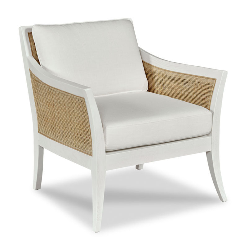 Kiawah Lounge Chair, Alabaster, Natural