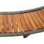 Hot Tub Surround With Storage And Wooden Step Poly Rattan-1315683259