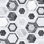 Classico Bardiglio Hex 7" x 8" Porcelain Patterned Wall & Floor Tile