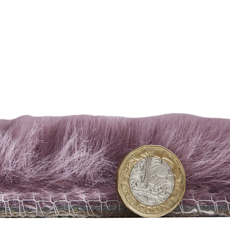 Anthonyville area rug Table Tufted Lavender, Rectangle 80 x 150cm