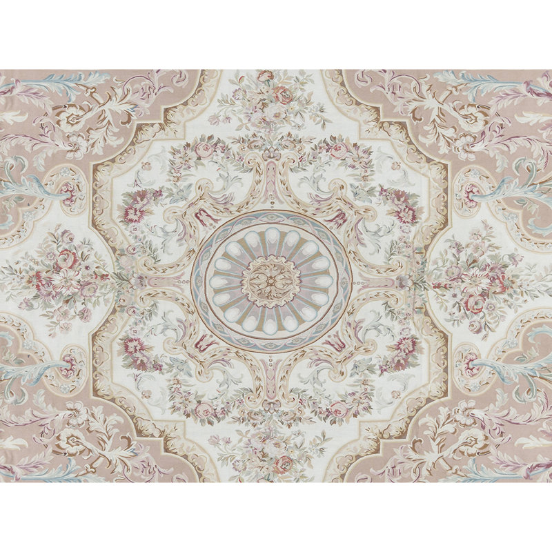 Aubusson Renaissance Wool Oriental Area Rug