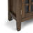 Bedford 32"W Solid Wood Transitional Low Media Cabinet with Glass Doors and Adjustable Shelves-850442377