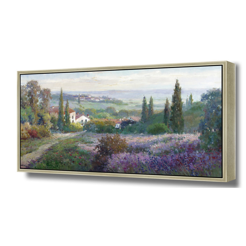 «Hillside Lavender Retreat», Brun, H 26 po x l 50 po