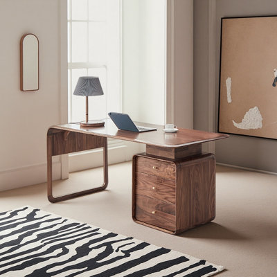 Solid wood household desk