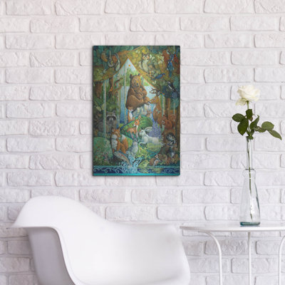 Millwood Pines 'Woodland Scene' by David Galchutt Metal Wall Art