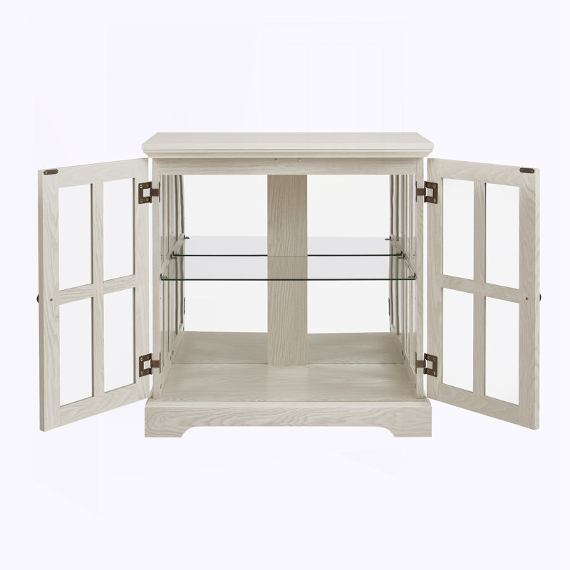 Vitrine d'exposition de qualité rétro à DEL, Blanc