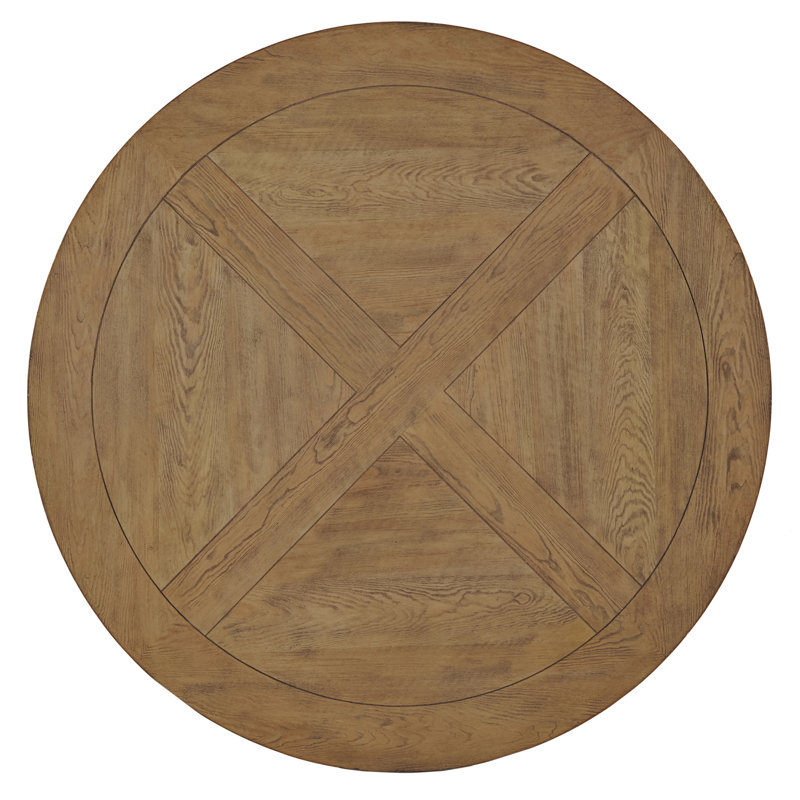 Ashbaugh Pine Round Dining Table, 47.79" L x 47.79" W, Natural