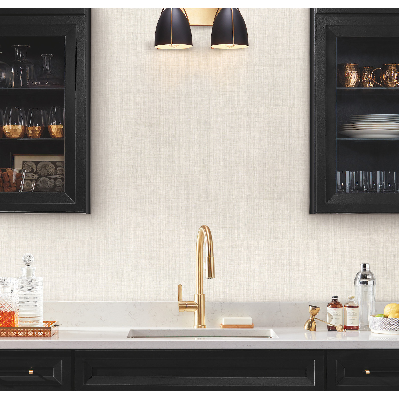 Nevitt Abstract Wallpaper, Platinum