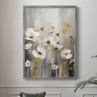 Reproduction encadrée FLORAL Series CDXIX - bois massif