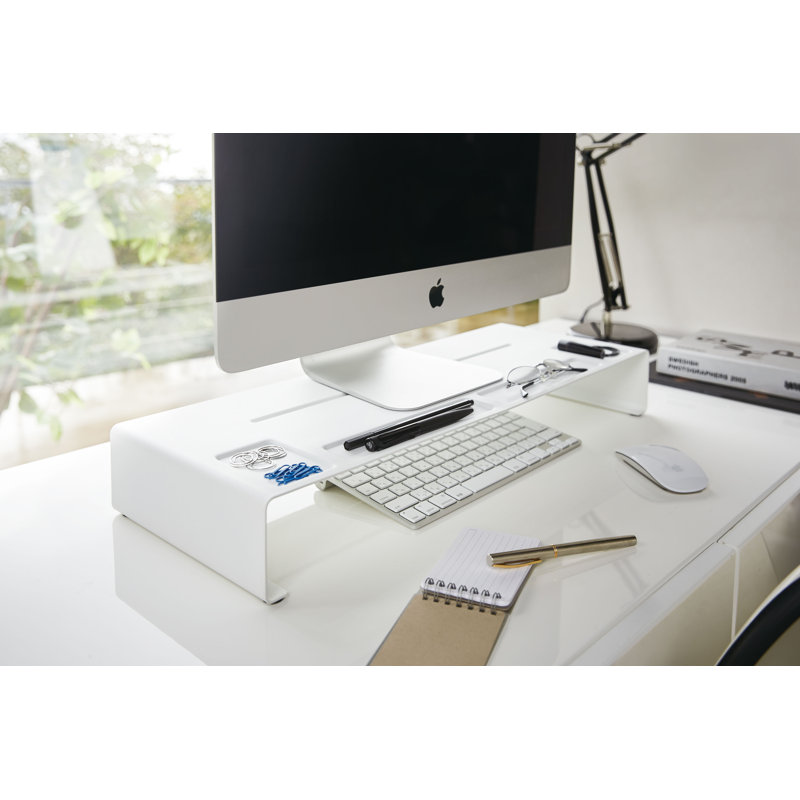 Support de moniteur Canel, blanc