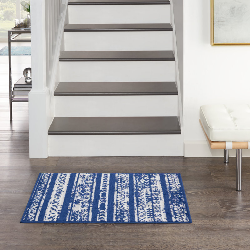 Striped Indoor Rug, Rectangle 2' x 3'