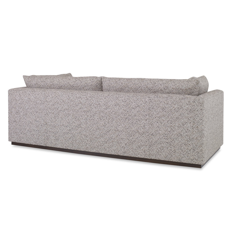 Canapé Big Sur, Noyer noir, Filigrane ivoire 100% polyester