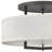 Hampton 3 - Light Shaded Drum Semi Flush Mount-719039044-719039045-719039040