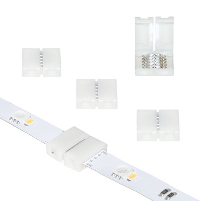 Connecteurs de ruban à bande 5 broches RVB + W à DEL, paquet de 5