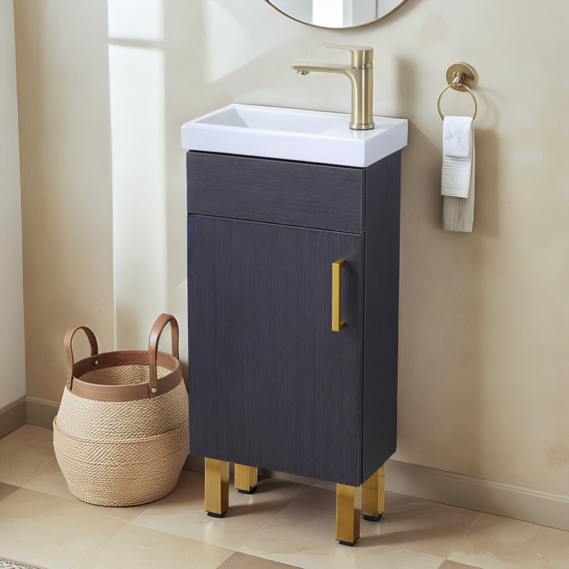 Ensemble de meuble-lavabo simple 16 po Modern