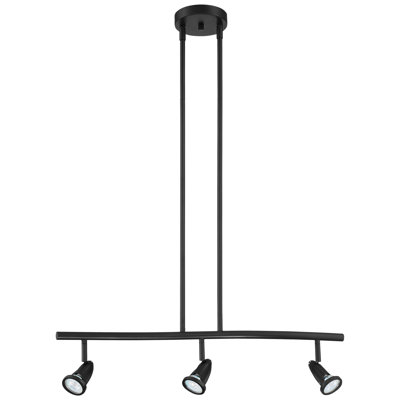 3 - Light Black Kitchen Island Pendant