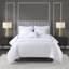 Ensembles de literie de luxe, satin de coton 500tc brodé pour une maison moderne